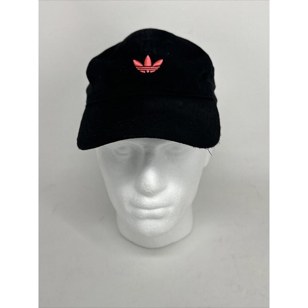 Adidas Women Original Relaxed Strap Back Hat - Black And Pink